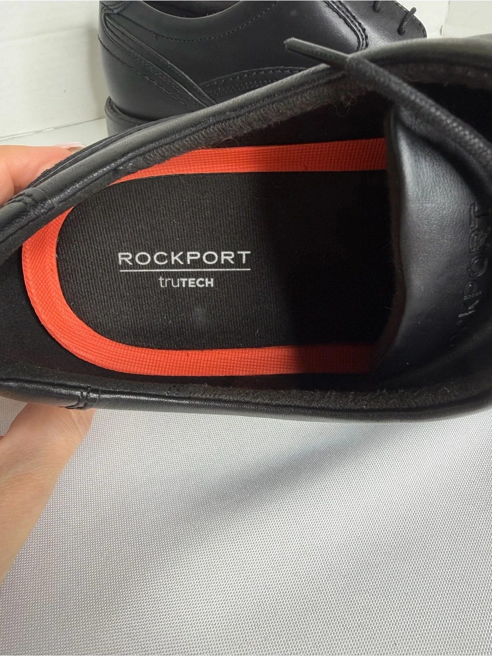 Rockport Black Men's Style Leader 2 Apron Toe Oxford Dress Shoes. Size 13